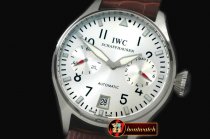 IWC0252A - Big Pilot 7 Days SS/LE White A-52010