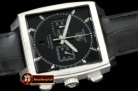 TAG0279F - Monaco Classic SS/LE Black Jap OS20 Quartz Chrono