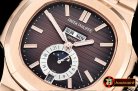 Patek Philippe Nautilus GMT MoonPhase RG/RG Brown Asia 23J Calen