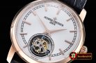 VACH. CONSTANTINE Traditionnelle Tourbillon RG/LE White - Asia H