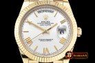 RDD0196A - DayDate 228206 YG/YG White Roman BP Swiss 2836