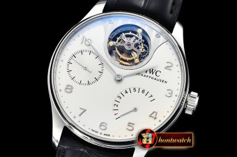 IWC Portuguese Tourbillon IW5046 SS/LE White ZF Tourb