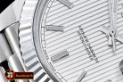 Replica Rolex DayDate 40mm SS/SS Silver Stk Flut BP A2836 Mod325