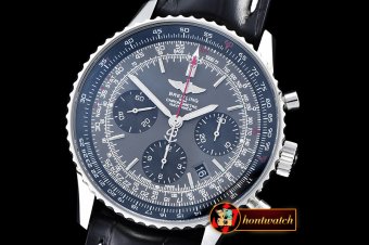 Replica Breitling Navitimer SS/LE Grey/Black Asia 7750 Mod