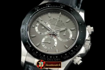 Replica Rolex Daytona 116520 SS/CER/LE Grey A-7750 Sec@6