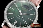IWC Portofino MoonPhase Diam Bez SS/LE Green A2851 Mod