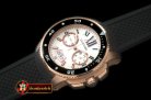 CAR0327C - Calibre de Cartier D-Chrono RG/RU White OS20
