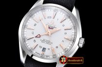 Replica OmegaAqua Terra GMT SS/NY Wht/Gold JHF A2824 Mod8500