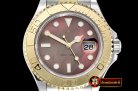 Rolex YachtMaster 116613 40mm 904L YG/SS Bwn MOP GMF A3135