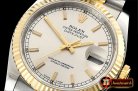 Rolex Datejust 36mm Flt YG/SS S.Wht/Stk Jub ARF Asia SH3135