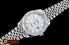 Rolex Datejust II DJ2 41mm Jub Flt SS/SS Pearl Wht Stk BP A3235
