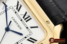 Cartier Santos De Cartier 2018 Ladies YG/LE Wht Swiss Qtz