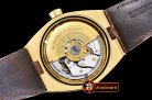 VACH. CONSTANTINE Overseas Ref.47074 YG/LE White MY8215 Mod Cal5