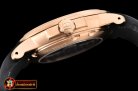 BLP042 - Leman Grande Date RG/LE Black/Num Asia 2824 Mod
