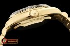 Rolex Daydate 36mm Flt YG/YG Brown Diam BP Swiss 2836
