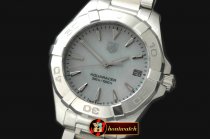 TAG0281A - Aquaracer Ladies Mid SS/SS MOP White Sticks S-Qtz