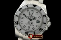 Best Replica Rolex Submariner 116610 Bamford White SS Sub A-2836