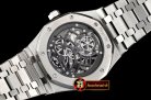 Audemars Piguet Royal Oak Tourb Extra Thin Openw SS/SS Skele Asia HW