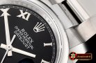 Rolex DateJust 36mm Oyst Dm 904L SS/SS Black/Rmn GMF SA3135