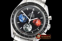 Omega SpeedMaster Moon to Mars SS/SS Blk JHF Venus 75