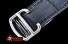 Cartier Balon Bleu Mens Diams Bez SS/LE White Miyota