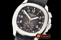 Patek Philippe Aquanaut Chronograph 5968A SS/RU (Blk) Grey YLF A7750