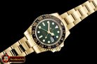 Rolex GMT Master II 116718LN YG/YG Grn BP Asia 3186 CHS
