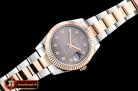 Rolex Datejust DJ2 41mm Oyt Flt RG/SS Grey/Diams BP Asia 2813
