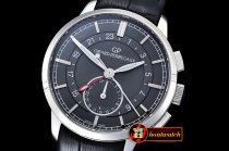 Replica GIRARD-PERREGAUX 1966 Dual Time SS/LE Black Asia 23J Mod