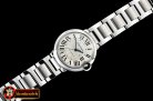 Cartier Balon Bleu Unisex 36mm SS/SS Wht BVF Jap NH05