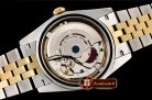 Rolex DateJust 36mm Jub Flt YG/SS White/Stick BP A2813