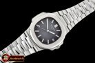 Patek Philippe Nautilus Mens 40mm SS/SS Grey Sticks PF Miyota 90