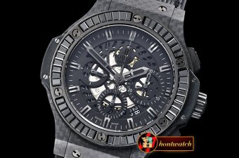 Hublot Aero Big Bang Blk Diam CF/RU Dark Skeletonal A7750 Mod