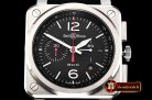 Bell & Ross BR03-94 Chronograph SS/LE Black Asia 7750