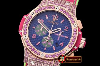 Hublot Big Bang Pop Art 38mm RG/LE Blue/Red Bez/Case OS20Qtz