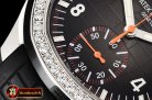 Patek Philippe Aquanaut Chrono 5968A Diams SS/RU (Blk) Blk YLF A7750