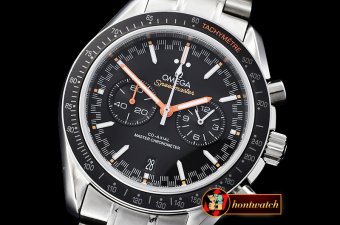 Omega SpeedMaster Racing Ed. 2017 SS/SS Black/Org Jap Qtz