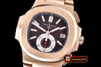 PP0199C - 5980 Nautilis Chrono RG/RG Brown BP A-7750