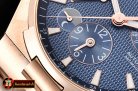 VACH. CONSTANTINE Overseas Dual Time Power Reserve RG/RG Blue TWA A1222
