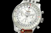 Replica Breitling Navitimer SS/SS White Num 7750