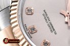 Rolex Datejust DJ 36mm Oyst Flt RG/SS Light Grey Diam BP A3135 M