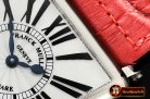 Franck Muller Master Sq 6002 Midsize SS/LE Red White GF - Swiss Qtz