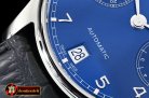 IWC Portuguese 7 Days IW500710 SS/LE Blue ZF A52010 Mod