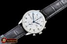 IWC Portuguese Chrono "150 Years" SS/LE Wht/Blu YLF A7750