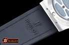 Fake Hublot Classic Fusion 45mm Tourbillon SS/LE Blue Asian 21J