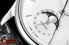 Jaeger Le Coultre Master Ultra Thin Moonphase SS/LE White GF 1:1 MY9015
