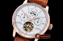 JAEGER LE COULTRE Master Complications Tourbillon RG/LE White As