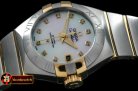 OMG0351C - Double Eagle Ladies Auto SS/YG Wht Diamonds J-Miyota