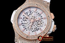 Hublot Aero Big Bang Diams RG/RU Diams Skeletonal A7750 Mod