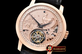 Vach. Constantine Legend Chinese Zodiac Tourbillon RG/LE Rooster Tourb